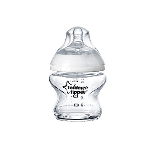 Garrafa de vidro Tommee Tippee Closer To Nature 150 ml Tommee Tippee - Suplementos de alimentação por sonda - vidro, 150 ml, easi-vent