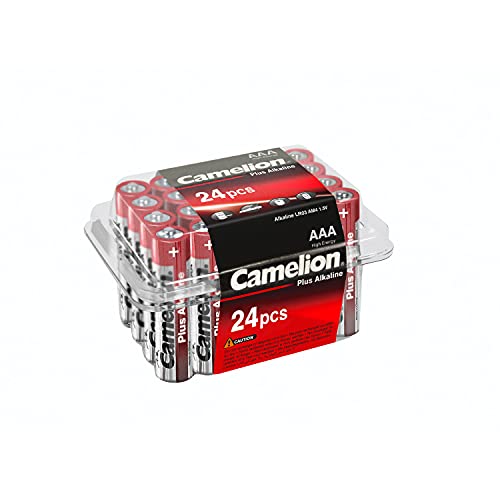 Pilhas CAMELION 24 Pilhas Alcalinas Aaa Lr3 Box Camelion - Baterias de uso geral - alcalino, AAA, 1,5v, 24 pilhas