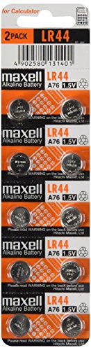 Pilhas Não Recarregáveis MAXELL LR44 (10 unidades) Maxell - Baterias de uso geral - alcalinas, 1,5v, lr44, 10 unidades