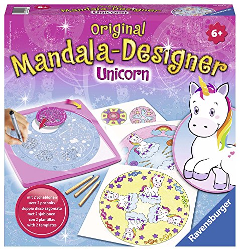 Livre para Colorir RAVENSBURGER Licornes Ravensburger - Kits de desenho e pintura - mandala, licornes, colorir, crianças