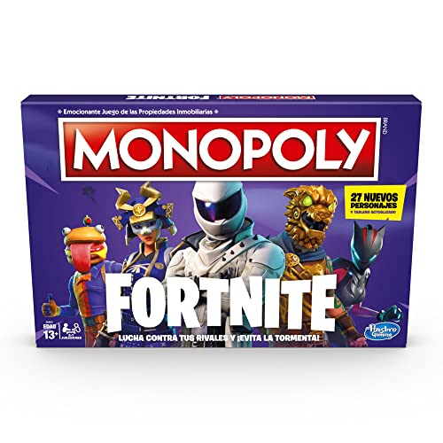 Jogo de Tabuleiro HASBRO GAMING Monopoly Fortnite (Idade Mínima Recomendada: 8 anos) Hasbro - Jogos de tabuleiro - fortnite, 8 anos, propriedade, tropas
