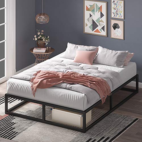 Cama INNOVATION HOME FURNISH Joseph (Castanho - Madeira e Metal) Zinus - Camas e estruturas de cama - castanho, madeira, metal