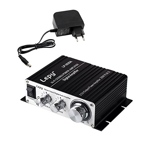 Amplificador Lepy LP-2020A+ HiFi (2 x 20W) LEPY - Amplificadores de áudio - 20w, hi fi, amplificador