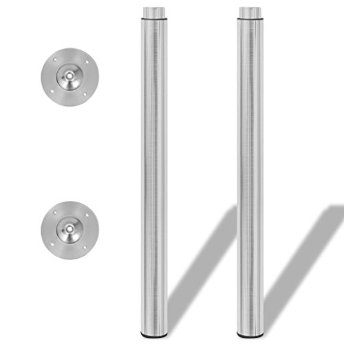 Pernas Extensíveis VIDAXL Dobráveis em Altura (Preto - 710-1100 mm) vidaXL - Pernas de mesa - pernas extensíveis, dobráveis em altura, preto, 710-1100 mm