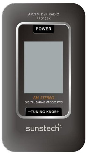 Rádio PORTABLE 12 (Preto - Digital - Analógico - AM/FM) SUNSTECH - Radios - portátil, digital, analógico, am/fm