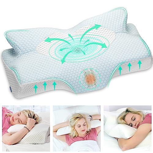 Almofada Viscoelástica Elviros Memory Foam Azul Elviros - Almofadas - viscoelástica, memory foam, azul