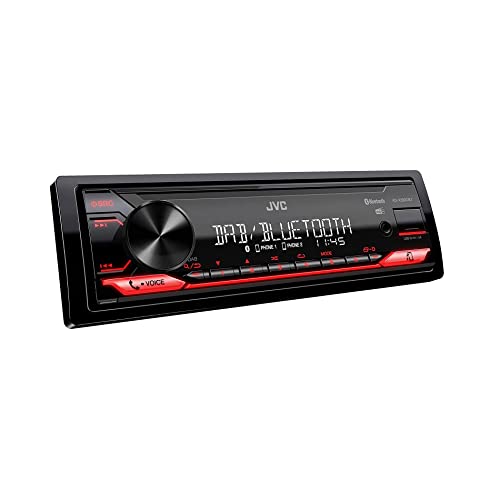 Rádio JVC KD-X282DBT | Preto (Rádio) JVC - Áudio - cd-mp3, dab+, bluetooth, lcd visor, áudio digital