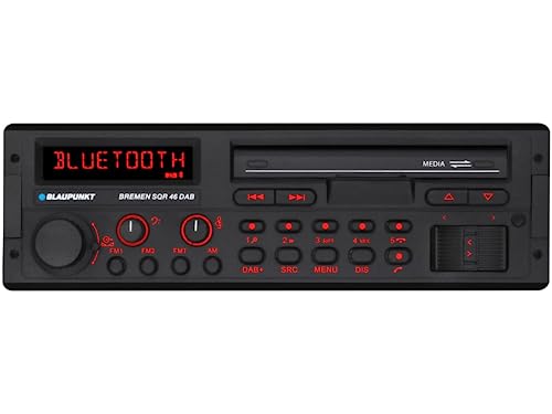 Rádio BLAUPUNKT Bremen SQR 46 DAB (Preto - Digital - FM/AM/DAB) Blaupunkt - Aparelhos de áudio e vídeo para veículos e sistemas de painel - digital, fm/am/dab, 4 canais, 50 W