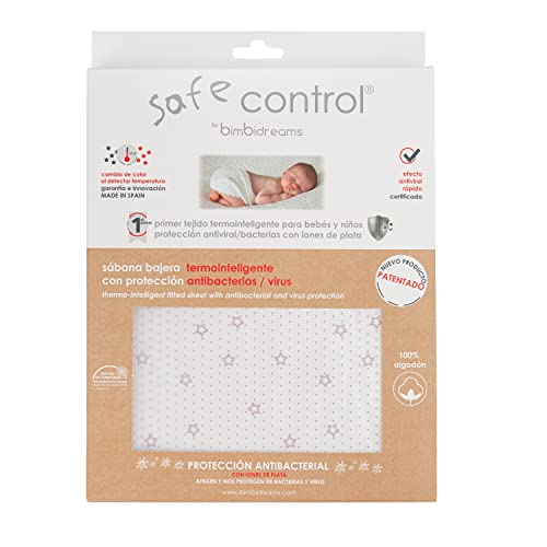 Lençol de Baixo BIMBI DREAMS Termosensível (Cinzento) Coimasa - Roupa de cama e cama - termosensível, cinzento
