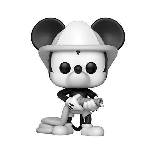 Figura FUNKO POP Disney Mickey's 90th Anniversary: Firefighter Mickey Funko - Bonecos de ação e brinquedo - figura, funko pop, mickey, firefighter, vinil, disney