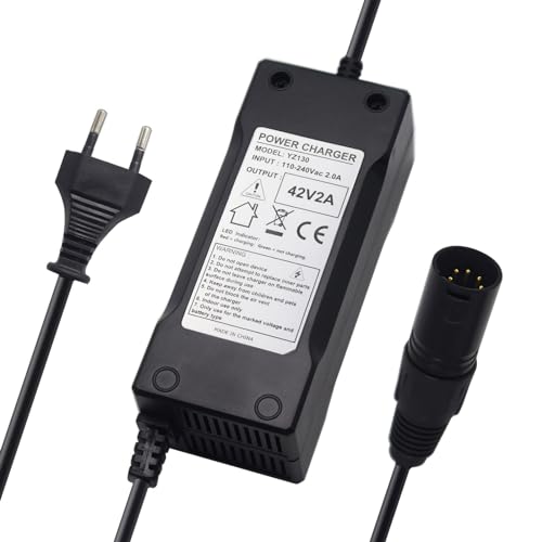 Carregador de Bateria ABAKOO 42V/2A para Pedaleca Abakoo - Carregadores de bateria de uso geral - 42v, 2A, proteção contra sobrecarga, potência 84 W