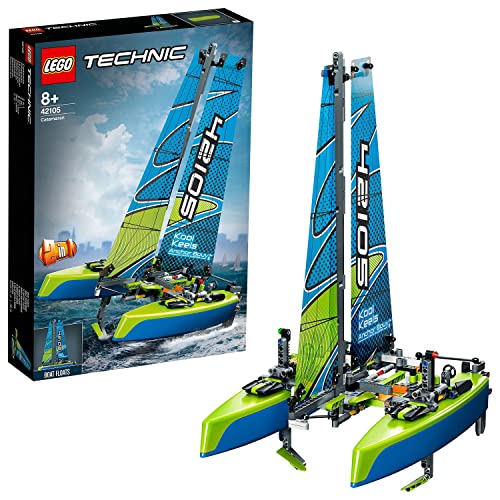 LEGO Technic Catamarano - 42105 (Idade Mínima: 10) LEGO - Brinquedos de conjunto de construção - lego, technic, catamarano, 42105, idade mínima 10