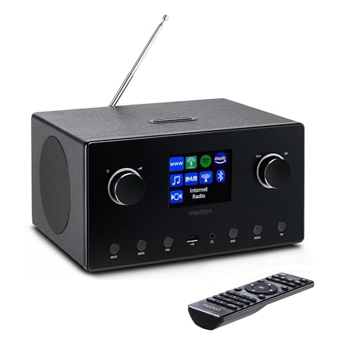 Rádio MEDION P85444 Preto Digital 2.1 Canais MEDION - Radios - digital, bluetooth, lcd, 2.1 canais