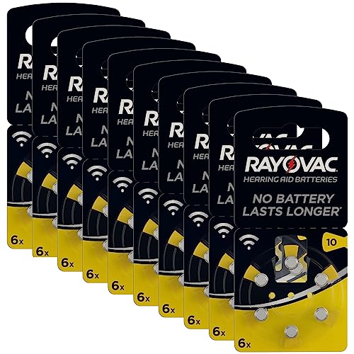 RAYOVAC RAYO-VAC 10 (Acessório Imagem e Som) Rayovac - Baterias - auscultadores, alta qualidade, sem mercúrio, prolongada vida útil