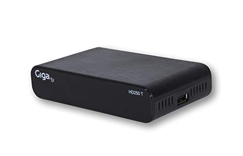 Receptor TV por Satélite GIGATV HD250 T (Full HD) GIGA TV - Placas e adaptadores de sintonizador de tv - full hd, usb 2.0, sintonizador, receptor