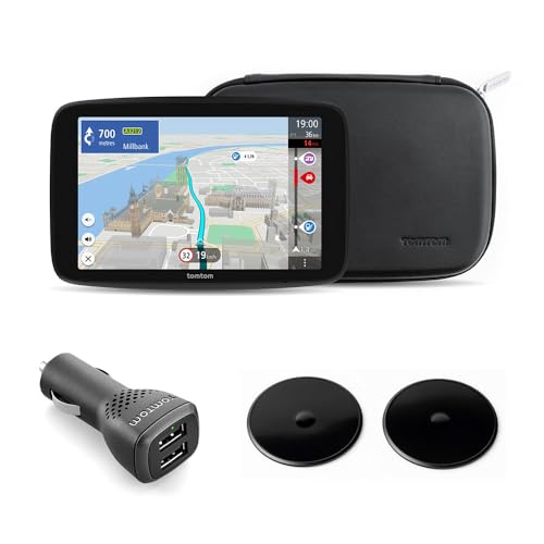 GPS TOMTOM Go Camper Max (Europa - Bluetooth Mãos Livres - 6.95'' - 1h de autonomia) TomTom - Sistemas de navegação gps - europa, bluetooth, mãos livres, 6.95 polegadas