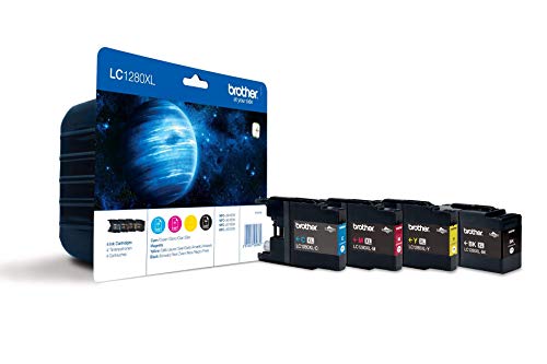 Tinteiro BROTHER LC-1280XLRVALBPDR Preto, Ciano, Magenta, Amarelo Brother - Cartuchos de toner e jato de tinta - preto, ciano, magenta, amarelo