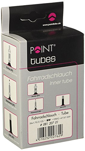 Tubo de Ar para Pneus de Bicicletas POINT 8120701 Point - Câmaras de ar de bicicleta - tubo de ar, pneus de bicicletas, alumínio, resistente ao choque
