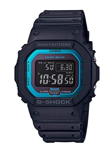 Relógio Desportivo CASIO G-Shock Homem (Bluetooth - Até 1.5 anos de autonomia - Preto) Casio - Relógios - bluetooth, 1.5 anos autonomia, resistente riscos, poliuretano