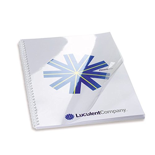 Pack 100 Capas para Encadernação GBC Crystal A3 GBC - Papel de capa - pvc, a3, transparente, 180 micras