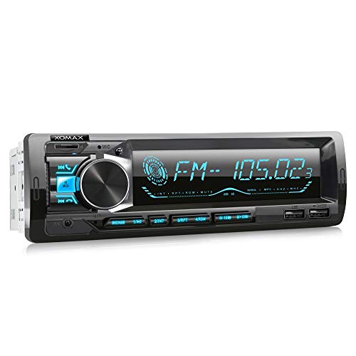 Autorrádio Xomax XM-R279 Preto, Prateado XOMAX - Acessórios interiores de veículos a motor - bluetooth, 2.0 colunas, 240 W, mosfet