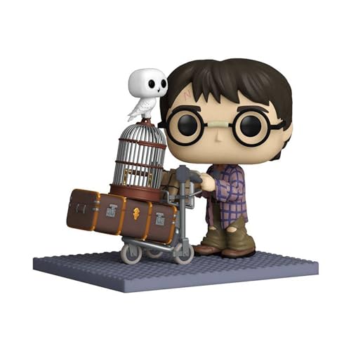 Figura FUNKO POP! Deluxe: HP Anniv. - Harry Potter Pushing Trolley Funko - Brinquedos - alta qualidade, Harry Potter, 15 cm