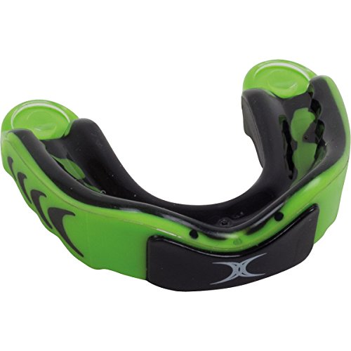 Proteção de Dentes Virtuo 3D Preto e Verde GILBERT Gilbert - Protetores bucais esportivos - proteção dentes, virtuo 3d, preto-verde