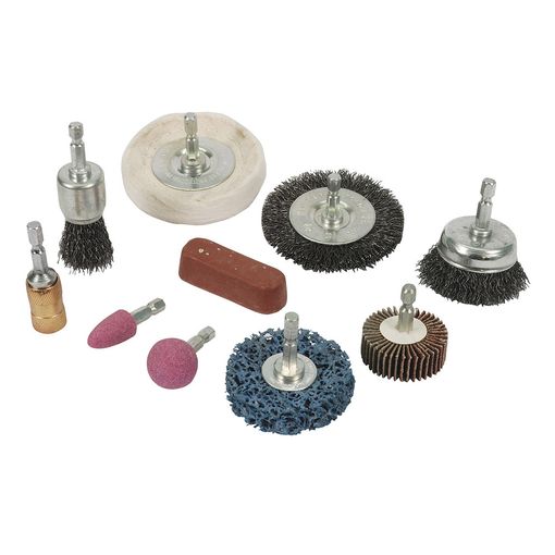 Conjunto de acessórios para limpeza e polimento SILVERLINE 918557 Silverline - Acessórios para ferramentas - limpeza, polimento, acessórios