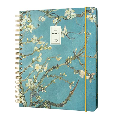Agenda Semanal 17 Meses 2024-2025 Kokonote Van Gogh | 16.5 x 21 cm Grupo Erik - Calendários, organizadores e planejadores - agenda, semanal, kokonote, van gogh, 16.5x21 cm