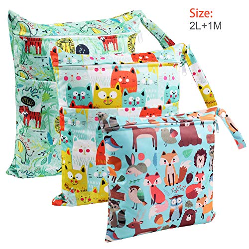 Bolsa BELLESTYLE de Banho Wetbag (3 Unidades) BelleStyle - Móveis para bebês e crianças pequenas - bolsa, banho, wetbag