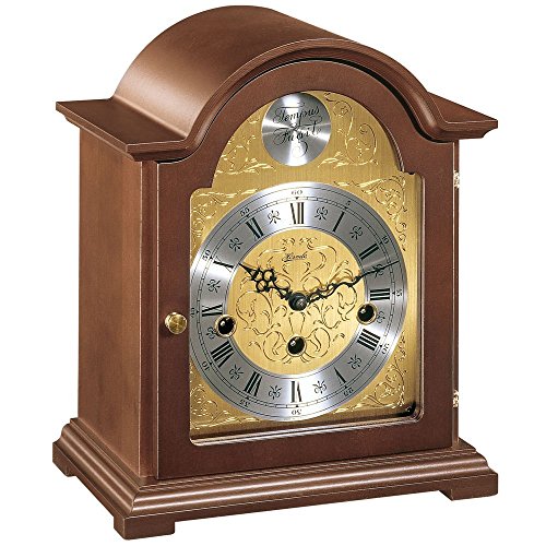 Relógio de mesa HREMLE 1000018 (Castanho) Hermle - Relógios de mesa e prateleira - parede, mecânico, 8 dias, madeira