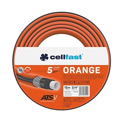 Mangueira de Jardim CELLFAST Naranja ATSV 19-060 Cellfast - Mangueiras de jardim - laranja, pvc
