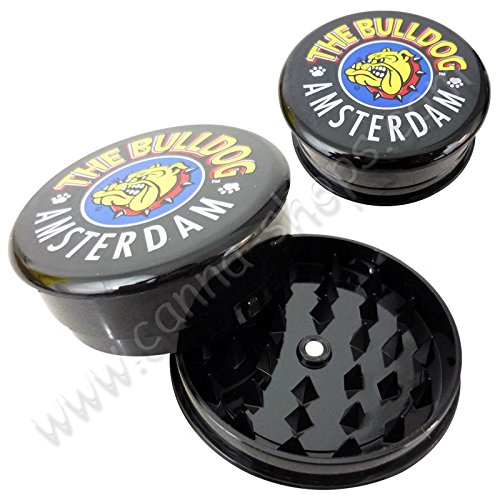 Moinho de Cápsulas THE BULLDOG AMSTERDAM GRINDER Preto (3 Unidades) The Bulldog Amsterdam - Acessórios de fumar - moinho, cápsulas, preto, amsterdam