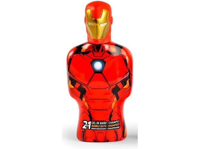 Champô 2 Em 1 Cartoons Marvel Iron Man 475 Ml Cartoon - Cuidados com o cabelo - 2 em 1, Iron Man, 475 ml, cabelo natural
