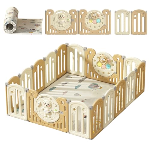 Parque de bebé modular XXL | Extra Grande Zkiprm - Móveis para bebês e crianças pequenas - modular, xxl, extra-grande