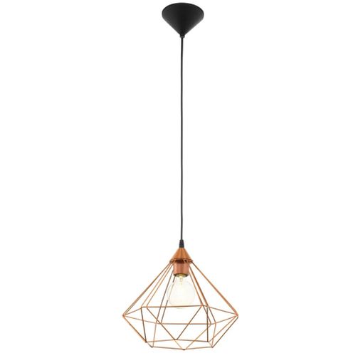 Candeeiro Suspenso EGLO 94194 (E14 - 1 x 60 W - Aço e Vidro) EGLO - Luminárias de teto - E14, 60 W, aço, vidro