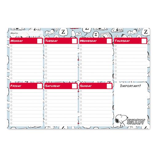 Agenda SNOOPY Rebel With Paws (A4 - Semanal - 14.8x21cm) Grupo Erik - Calendários, organizadores e planejadores - agenda, semnal, a4, elástico, destacáveis