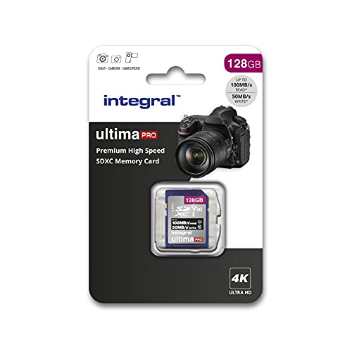 Cartão de memória integral memory insdx128g-100/90v30 128 gb sdxc classe 10 uhs-i (Acessório Informática e Tel.) Integral - Cartões de memória flash - SDXC, 128 GB, Class 10, uhs-i, 100 MB/s
