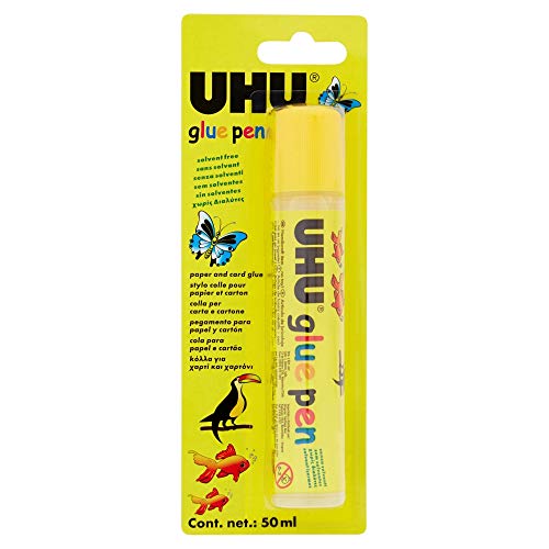 Cola de Pincel 3M Adesivo para Papel e Tecido - 50 Ml UHU - Adesivos e ímãs para artesanato - cola de pincel, adesivo, papel, tecido, fotografias