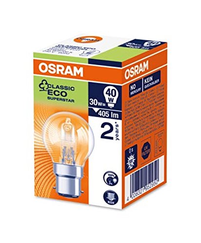 Lâmpada Halogénica OSRAM CLASSIC P 42W B22D Osram - Lâmpadas - halogenica, osram classic, p 42w b22d