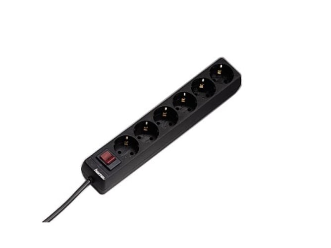 Extensão Elétrica HAMA 30394 | Preto (Electricidade e Domótica) Hama - Filtros de linha e supressores de surtos - extensão, elétrica, preto