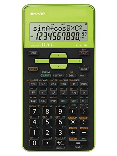 Sharp EL531TH calculadora Bolso Calculadora científica Preto, Verde Sharp - Calculadoras - científica, preto, verde, plástico