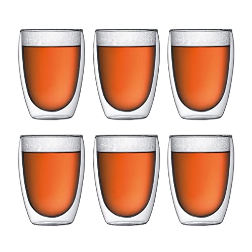Conjunto de 6 Copos BODUM Pavina (Vidro - 0.35l) Bodum - Copos - conjunto, copos, bodum pavina, vidro, 0.35l, bebidas