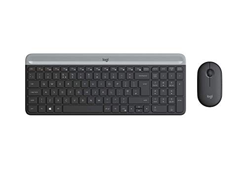 Teclado LOGITECH MK470 (Wireless - Layout Alemão) Logitech - Conjuntos de acessórios de computador - wireless, layout alemão, 10 metros
