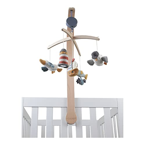 Móbile Musical LITTLE DUTCH 8600 | Azul, Branco Tiamo - Acessórios para telemóveis - móbile musical, azul, branco