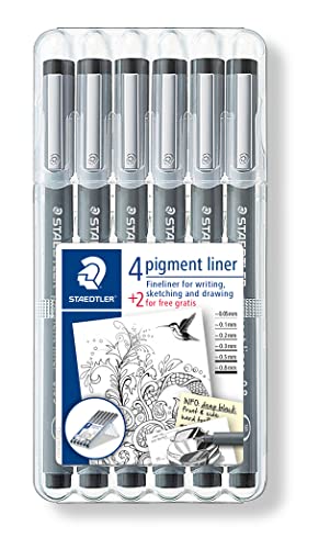 Canetas de Feltro STAEDTLER 125 C40-10 Preto Staedtler - Canetas - caneta, feltro, staedtler, cores, pontas