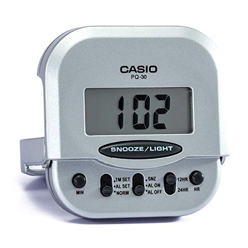Relógio Digital CASIO PQ-30-8EF Prateado Casio - Relógios despertadores - digital, prateado