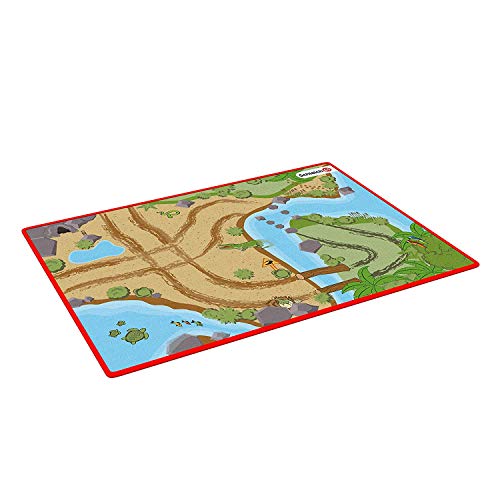 Tapete de Atividades SCHLEICH (Multicolor - 68 x 43 cm) Schleich - Brinquedos - multicolor, 68 x 43 cm, aventura, animais