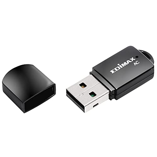 Adaptador USB Wi-Fi EDIMAX EW-7811UTC (AC1200 - 300 + 867 Mbps) Edimax - Placas e adaptadores de interface de computador - usb, wi-fi, ac1200, 300mbps, 867mbps