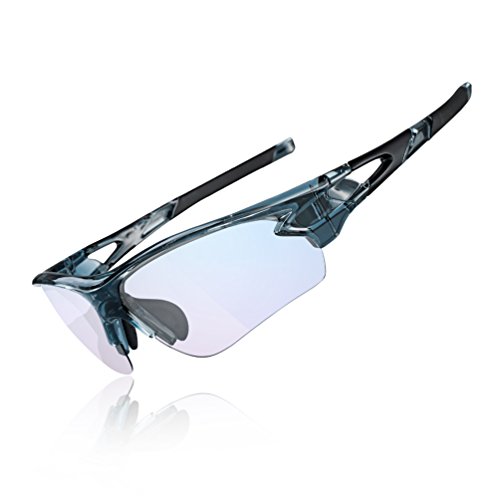 Óculos de sol ROCKBROS RB-SPF-0011 (Tamanho Único - Multicor) ROCKBROS - Óculos de sol - fita de cabeça, preto, cinzento, tr 90, lentes uv